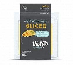 Violife Cheese Slices Cheddar Flavour - lactose free, dairy free, vegan, gluten free
