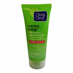 Clean &amp; Clear Morning Energy Shine Control Daily Facial Scrub - oil free