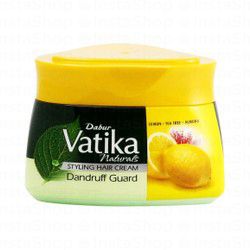 Dabur Vatika Styling Hair Cream for Dandruff Guard with Lemon, Tea Tree &amp; Almond