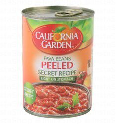 California Garden Peeled Secret Recipe Fava Beans - Light on Stomach