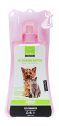 Nunbell Pink Portable Plastic 500ml Pet Water Bottles (24.5x11.5x6cm)