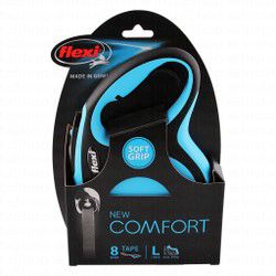 Flexi Comfort Large Blue 8m Retractable Leash for Dogs (Up to 50kg)