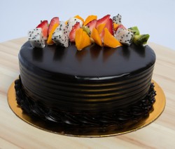 Choco Mix Fruit Cake