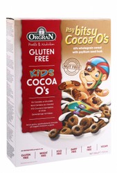 Orgran Itsy Bitsy Cocoa O's Cereals for Kids - vegan, vegetarian, gluten free