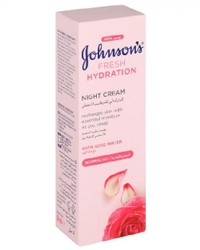 Johnson's Fresh Hydration Night Cream with Rose Water