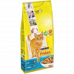 Friskies Cat Food with Salmon &amp; Added Vegetables