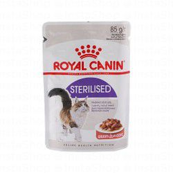Royal Canin Feline Health Nutrition Sterilised Adult Wet Cat Food in Gravy (1+ Year)