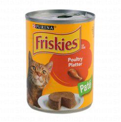 Friskies Pate Cat Food with Poultry
