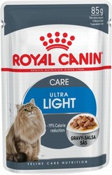 Royal Canin Feline Care Nutrition Wet Cat Food Ultra Light Thin Slices in Gravy