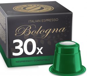 Organic Italian Espresso Bologna by REAL COFFEE, Denmark, Nespresso Compatible