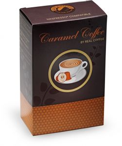 Flavored Caramel By Real Coffee Nespresso Compatible