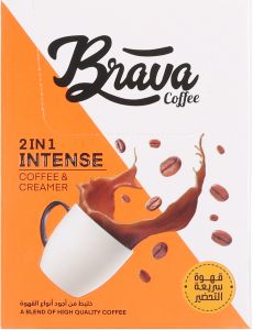 Brava Coffee 2 in 1 Intense Instant Coffee and Creamer