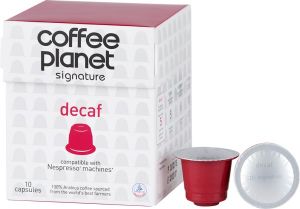 Coffee Planet Capsules Decaffeinated Cappuccino