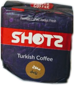 Shots Turkish Coffee Cardamom Dark Roast Regular Blend
