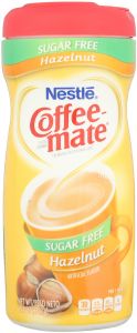 Nestle Coffee Mate Sugar Free Coffee Creamer with Hazelnut