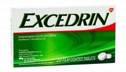 Excedrin with Acetaminophen, Aspirin &amp; Caffeine Pain Reliever