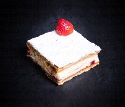 Strawberry Mille-Feuille Slice