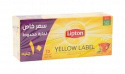 Lipton Yellow Label Black Tea Bags (25 Pieces)