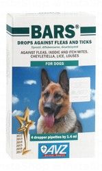 Bars Anti Flea &amp; Tick Pipettes for Dogs