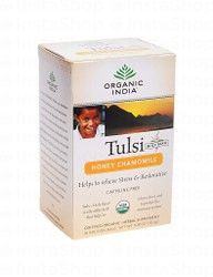 Organic India Tulsi Honey Chamomile Tea - caffeine free