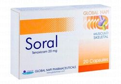 Soral 20mg Tenoxicam for Musculoskeletal Pain &amp; Inflammation