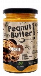 Nature's Finest Organic Peanut Butter with Cookie - refined sugar free, palm oil free, high in protein
