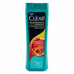 Clear Scalpfoods Anti-Dandruff Shampoo Weightless Hydration with Chia Seed Extracts - paraben free, colorant free