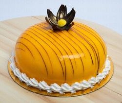 Eggless Mango Cake