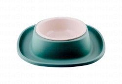Georplast Soft Touch Extra Small Green &amp; White 150ml Pet Bowl