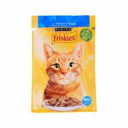Friskies Wet Cat Food with Salmon in Gravy - no added artificial colorants