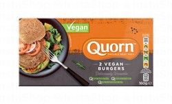Quorn Frozen Meat Free Burgers (2 Pieces) - vegan