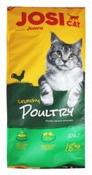 Josera Crunchy Poultry Anti-Hairball Dry Food with Chicken for Adult Cats - grains free