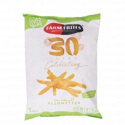 Farm Frites Frozen Allumettes Thin Cut Fries - transfat free, gluten free, preservatives free