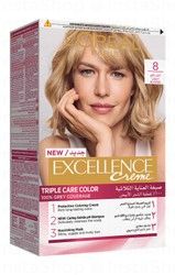 L'oreal Excellence Creme Hair Dye 8 Light Blonde
