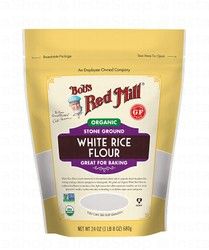 Bob's Red Mill Organic Stone Ground White Rice Flour - gluten free, GMO free