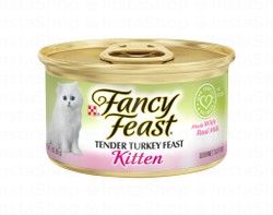 Purina Fancy Feast Gourmet Wet Cat Food Classic Pate with Tender Turkey for Kittens