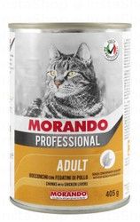 Morando Professional Wet Food with Chicken Liver in Chunks for Adult Cats - no added preservatives