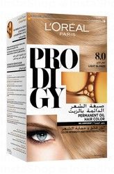 L'oreal Prodigy Permanent Oil Hair Color 8.0 Light Blonde - ammonia free