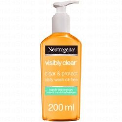Neutrogena Visibly Clear &amp; Protect Daily Wash - oil free