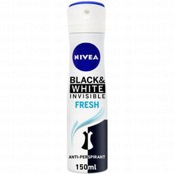 Nivea Fresh Invisible Black &amp; White Deodorant Spray