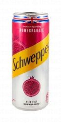 Schweppes Sparkling Pomegranate Drink with Natural Juice Pulp