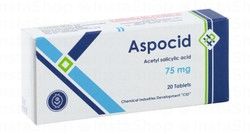 Aspocid 75mg Acetyl Salicylic Acid for Fever &amp; Mild Pain