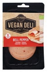Fit Food Vegan Deli Organic Cold Cuts with Bell Pepper - meat free