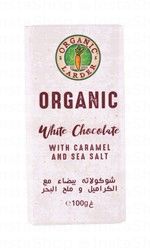 Organic Larder White Chocolate with Caramel &amp; Sea Salt
