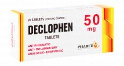 Declophen 50mg Diclofenac Sodium Antirheumatic &amp; Anti-Inflammatory