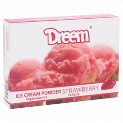 Dreem Ice Cream Powder with Vegetarian Fat Strawberry Flavor