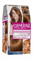 L'oreal Casting Creme Gloss 630 Light Dark Blonde with Hazelnut Conditioner - ammonia free