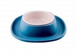 Georplast Soft Touch Extra Small Blue &amp; White 150ml Pet Bowl