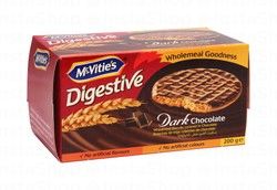 McVitie's Digestive Dark Chocolate Wholemeal Biscuits -  artificial colors free, artificial flavors free