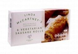 Linda McCartney's Frozen Vegetarian Sausage Rolls (6 Pieces) - vegan